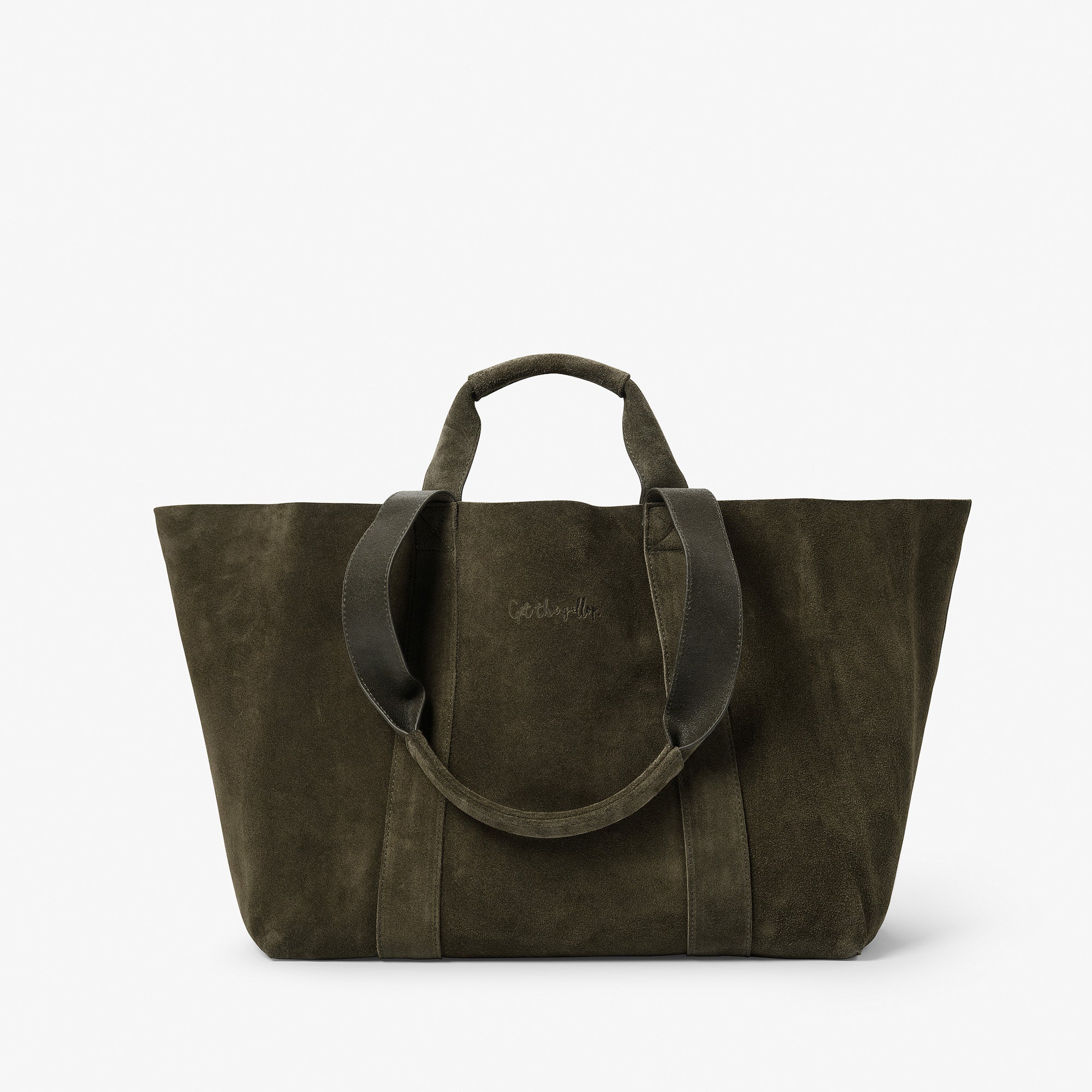 Hay Bag Medium Suede - Green