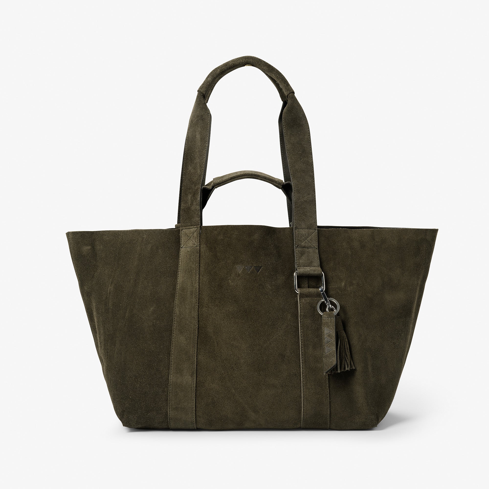 Hay Bag Medium Suede - Green