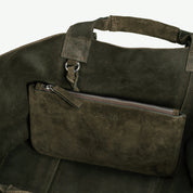 Hay Bag Medium Suede - Green