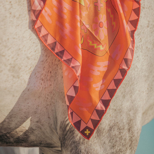 Horse Lovers Unite Silk Scarf
