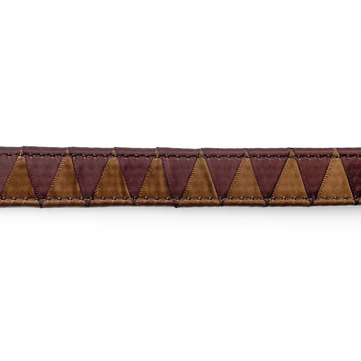 Sharktooth Retro Browband Brown Leather
