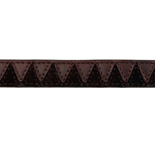 Sharktooth Horse Browband Leather Suede