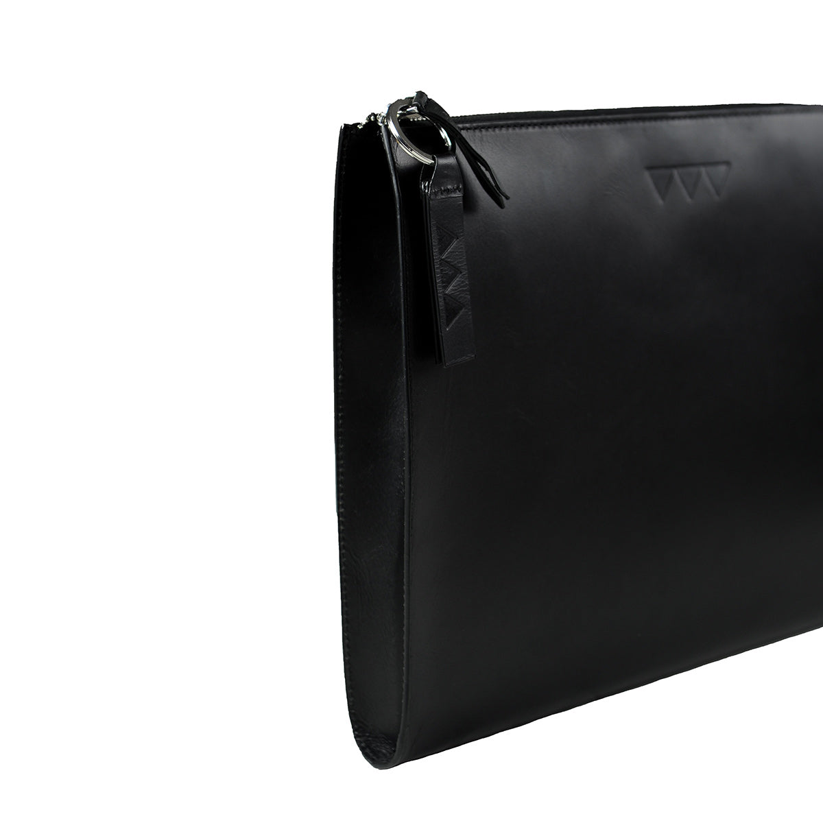 Lisen Laptop Leather Case - Black