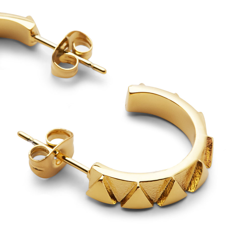 Skultuna x GtG Sharktooth Earrings - Gold
