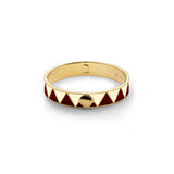 Skultuna x Get the Gallop Emaillearmband  - Burgundy