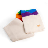 Rainbow Plaid en laine - Beige